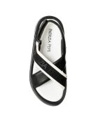 Sandales Silla noir/blanc
